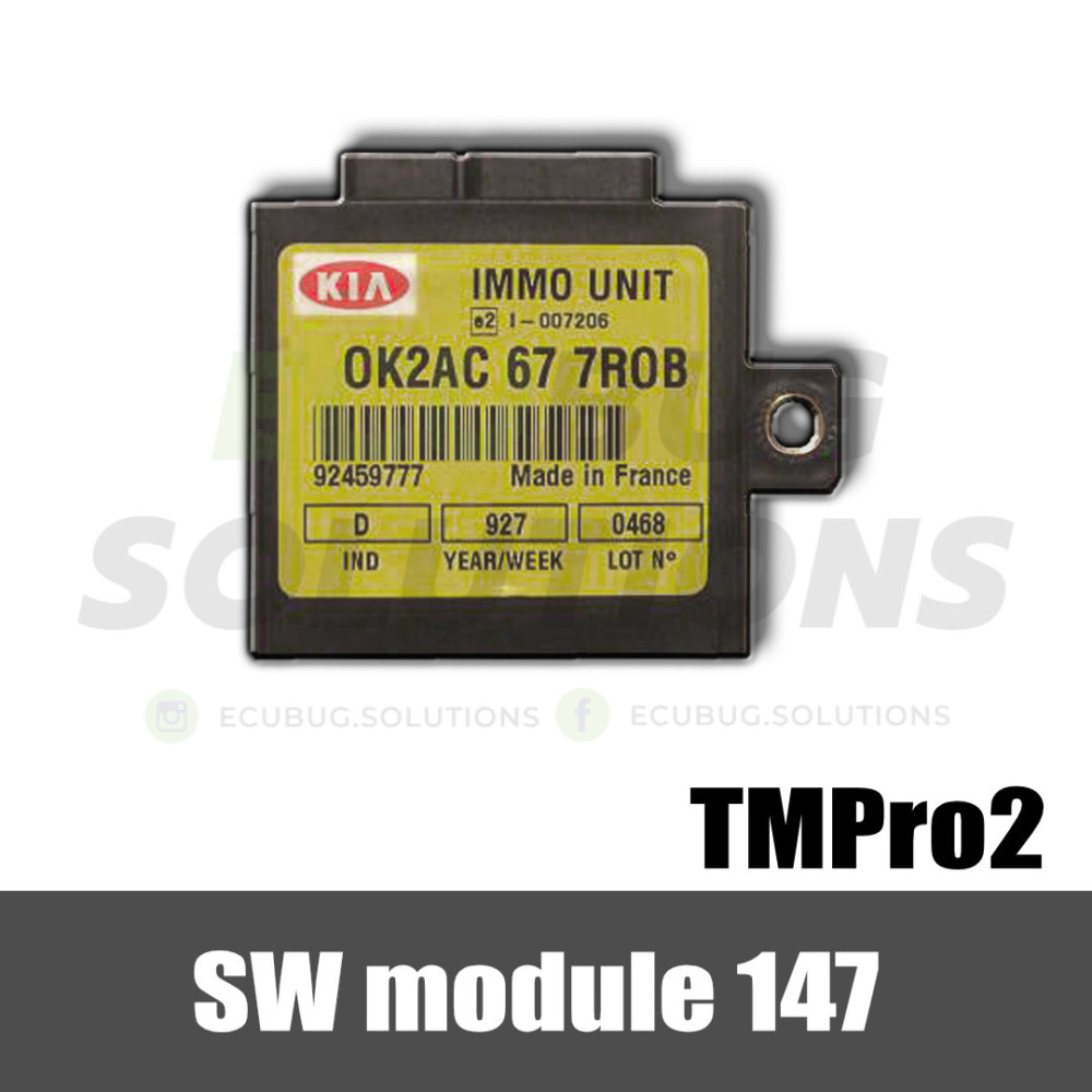 TMPro module 147 - Kia immobox Texton ID48