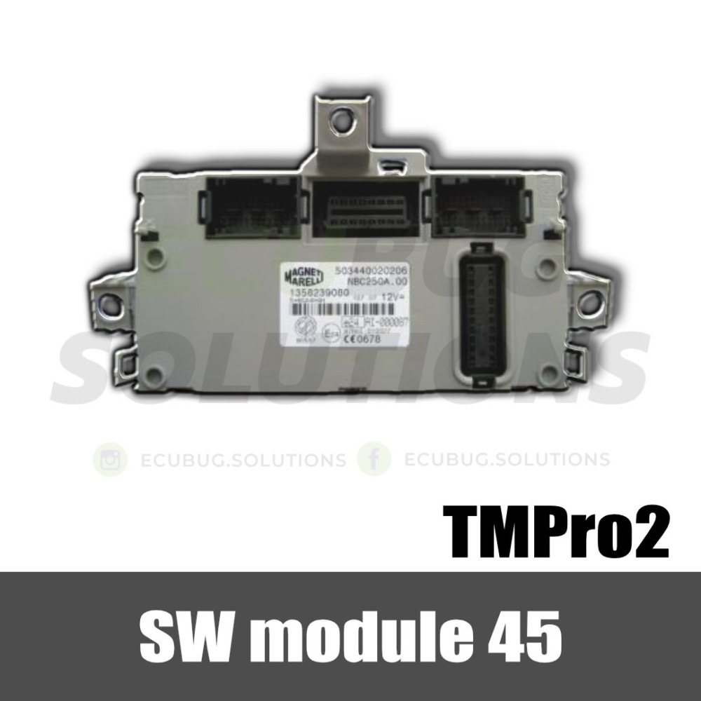 TMPro module 45 - Fiat Lancia Citroen Peugeot vans Iveco vans and trucks CODE2 with BSI Marelli type 2