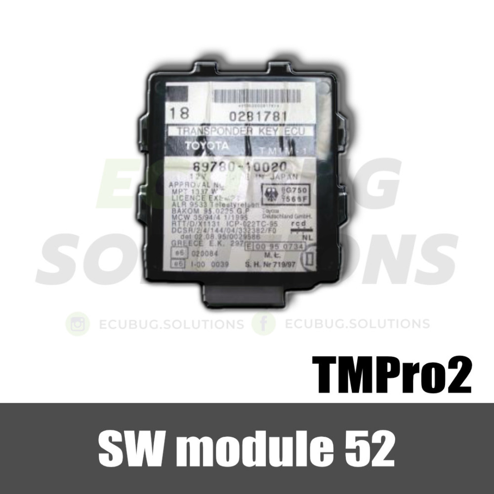 TMPro module 52 - Toyota immobox with ID33