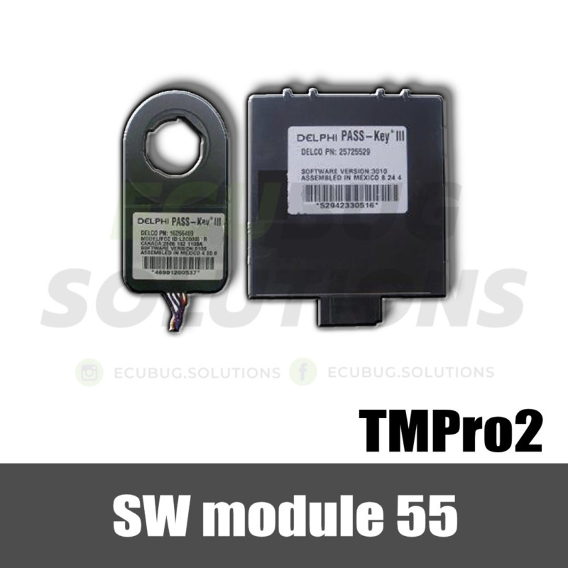 TMPro module 55 - General Motors GM Passkey3 immobox Delphi