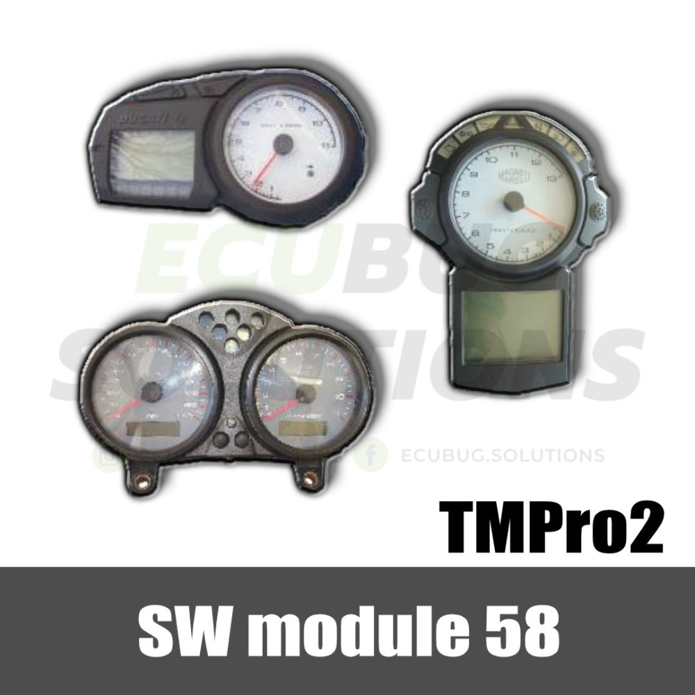 TMPro module 58 - Ducati bikes dashboard Marelli