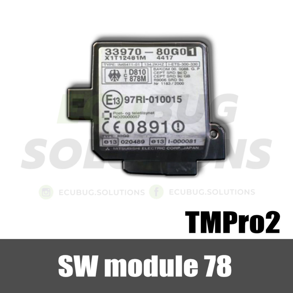 TMPro module 78 - Suzuki immobox Mitsubishi