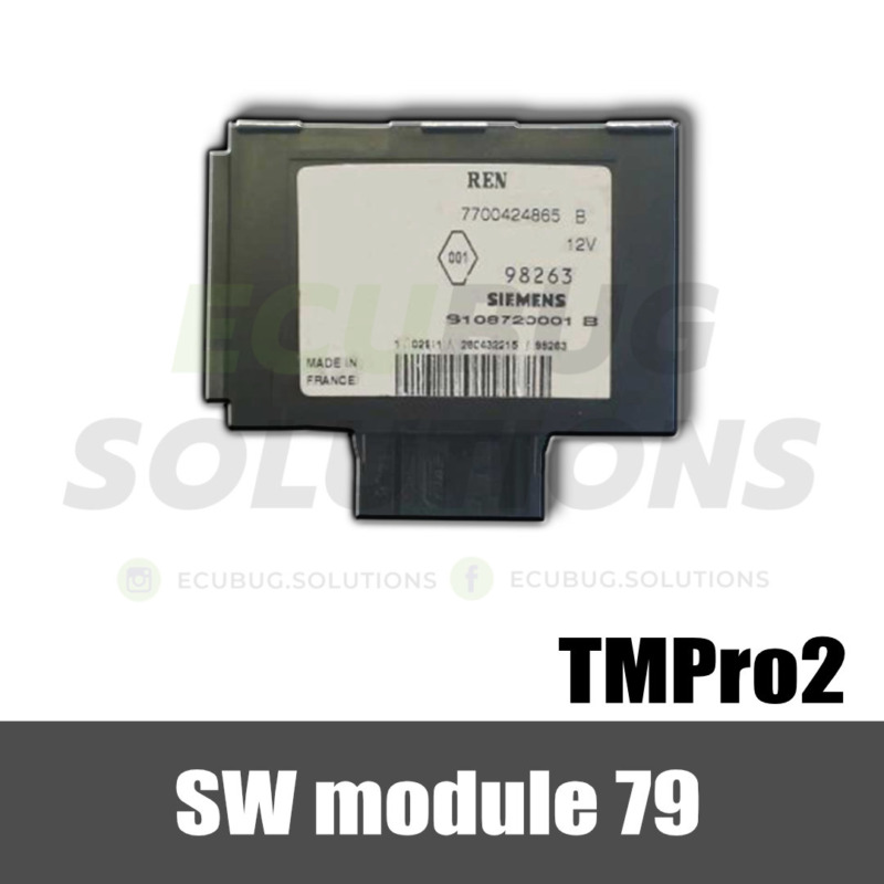 TMPro module 79 - Renault Megane immobox Siemens