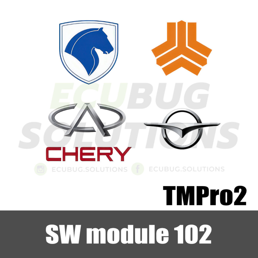 SW 102 TMPro module 102 - Samand Saipa Chery Hainan Mazda Chang Cheng new chip