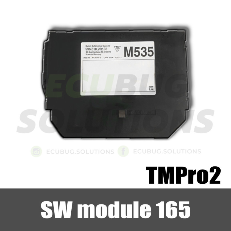 TMPro module 165 - Porsche body module PAS with ID48 in key