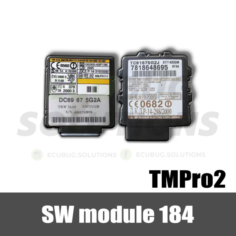 TMPro module 184 - Mazda Ford Proton immobox Lucas Mitsubishi with Temic Crypto transponder
