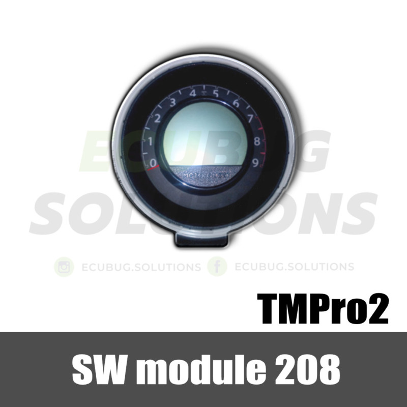 TMPro module 208 - Moto Guzzi dashboard