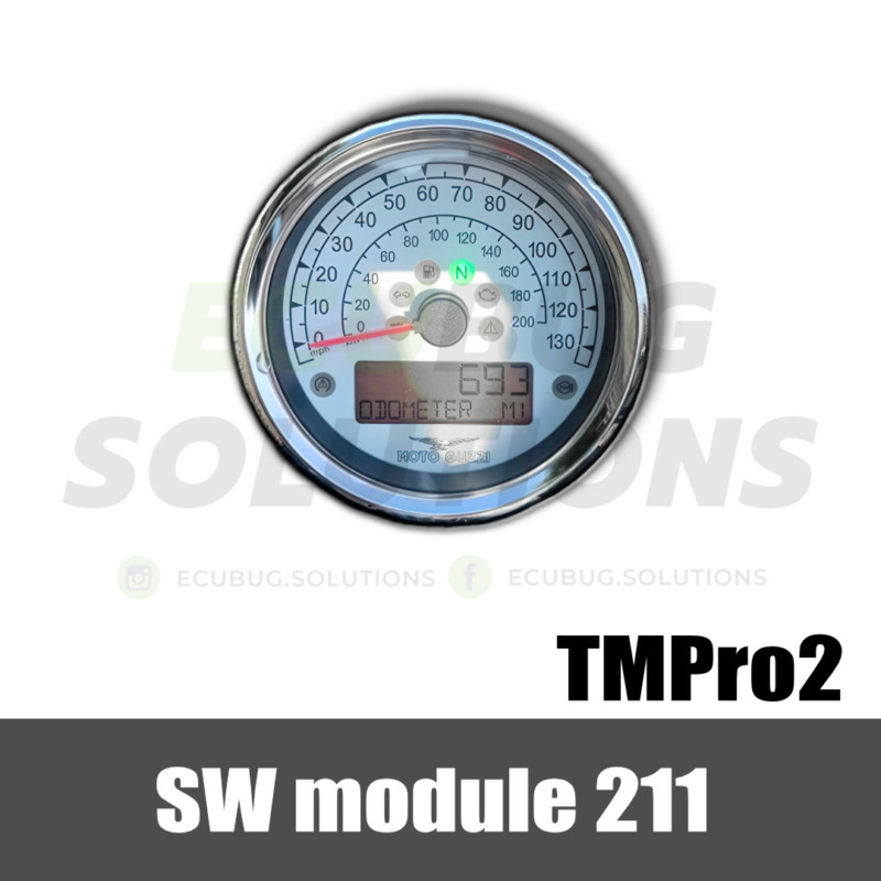 TMPro module 211 - Moto Guzzi dashboard type 2