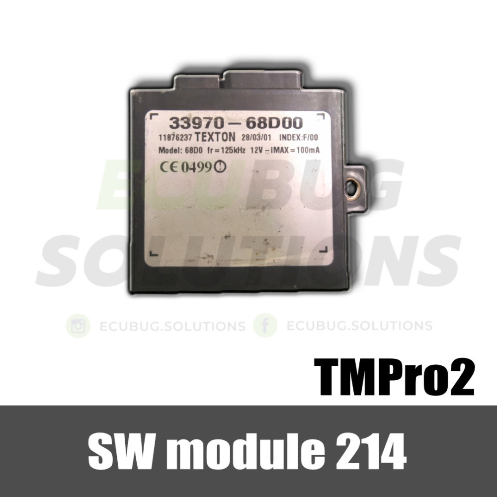 TMPro module 214 - Suzuki Grand Vitara immobox Texton ID46