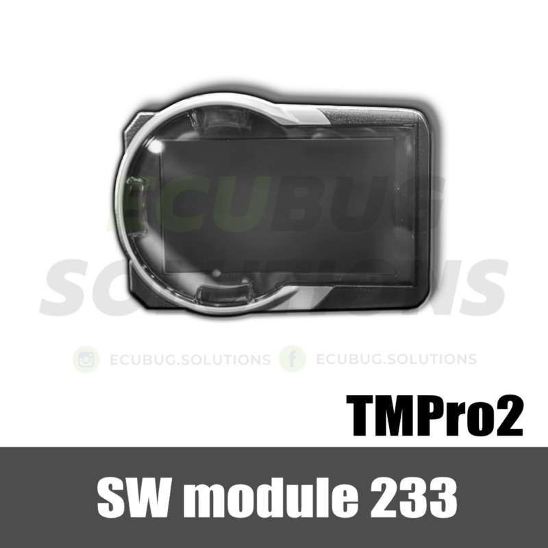 TMPro module 233 - Ducati Scrambler 800 dashboard