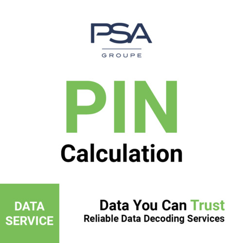 PSA PIN Recovery Service