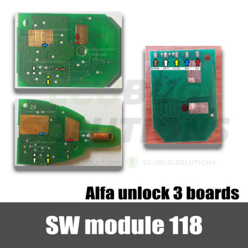 TMPro module 118 - Alfa Romeo Fiat key reader TEG