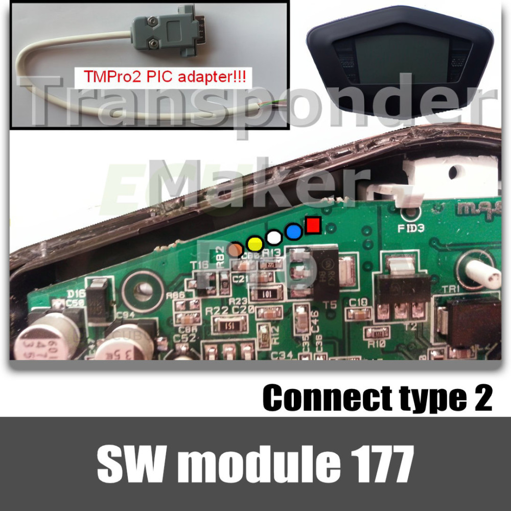 module 177 connect type 2 TMPro module 177 - Ducati bikes with dashboard MAE Electronics