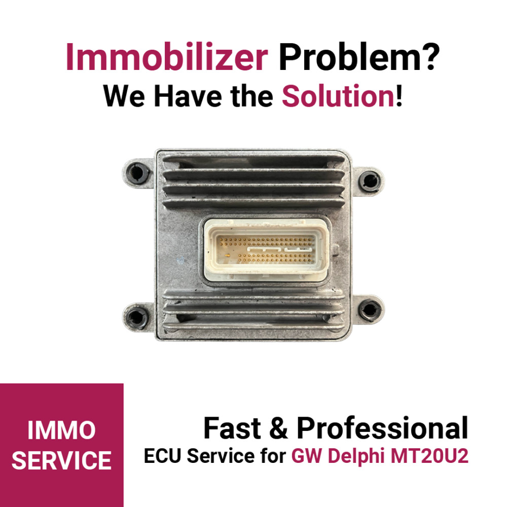 Delphi MT20U2 ECU Service for Great Wall – Immobilizer Data Reading & Emulator Setup