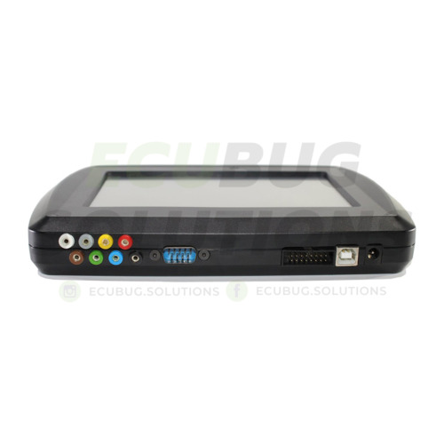 Detailed look at VF2 Flasher’s connector panel – OBD2, USB, and programming ports