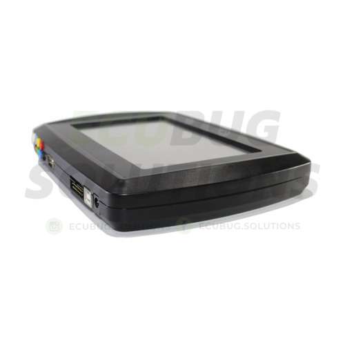 Side profile of the VF2 Flasher tablet with integrated power supply and protection circuits