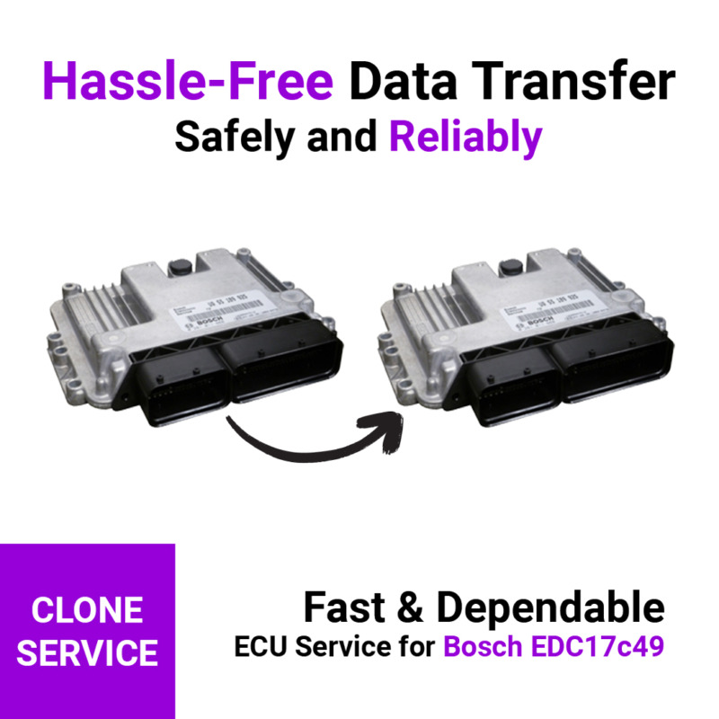Cloning Service for Bosch EDC17c49 Control Unit (ECU)