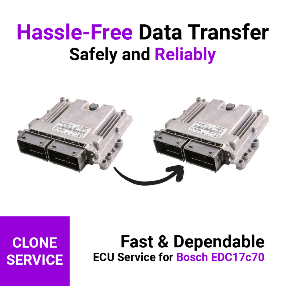 Cloning Service for Bosch EDC17c70 Control Unit (ECU)