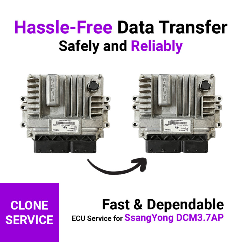 Cloning Service for SsangYong Delphi DCM37AP Control Unit (ECU)