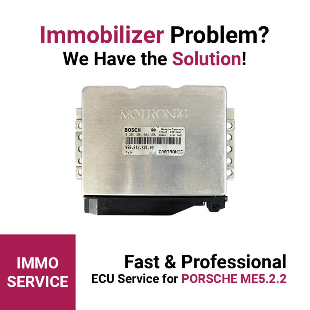 Bosch ME5.2.2 ECU Service for Porsche – Immobilizer Data Reading & Emulator Setup