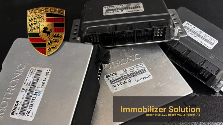 Porsche Bosch ME5.2.2. , ME7.2 and ME7.8 ECUs - Immobilizer Solution