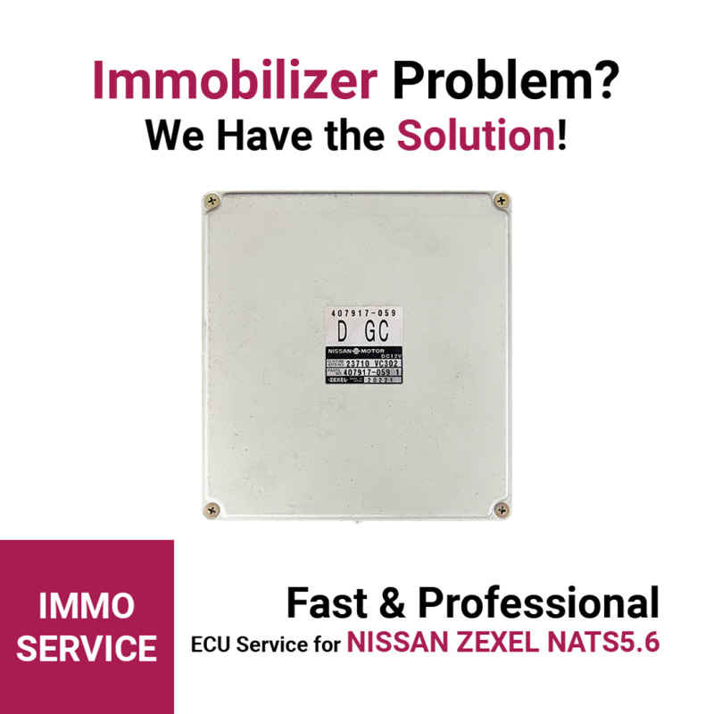 ZEXEL NATS5.6 ECU Service for Nissan Navara D22 & Patrol Y61 – Immobilizer Data Reading & Emulator Setup
