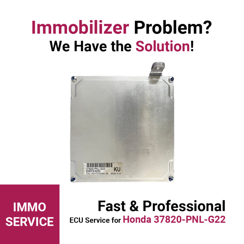 Keihin 37820-PNL-G22 ECU Service for Honda CR-V – Immobilizer Data Reading & Emulator Setup