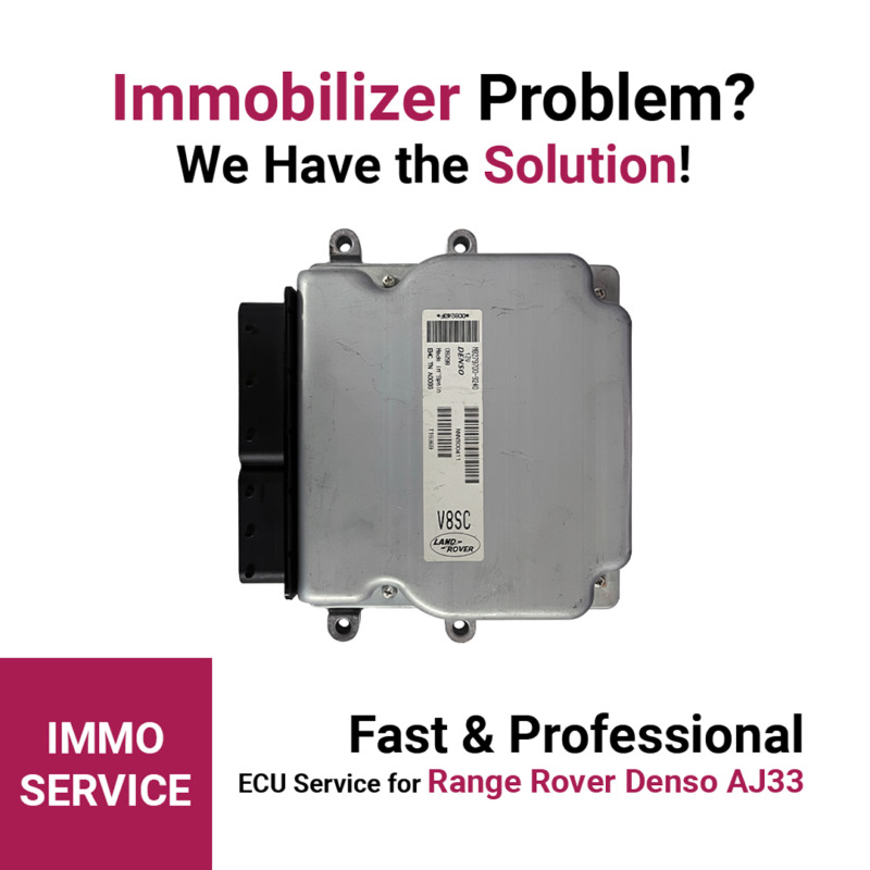 Denso AJ33 ECU Service for Range Rover – Immobilizer Data Reading & Emulator Setup